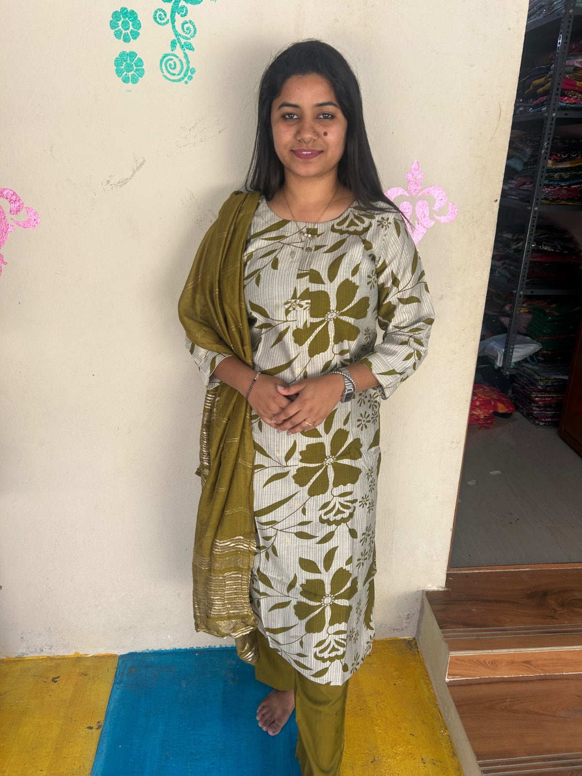 Premium Shiny Vetican Silk Kurti - SVK35