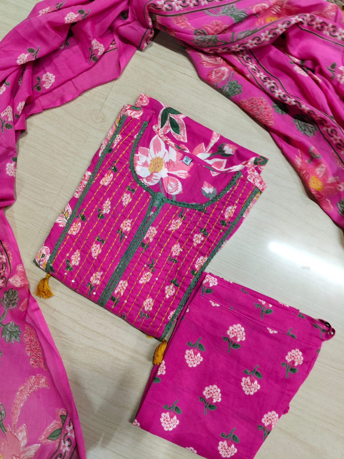 Budgeted Cotton 3 Piece Set - BC114