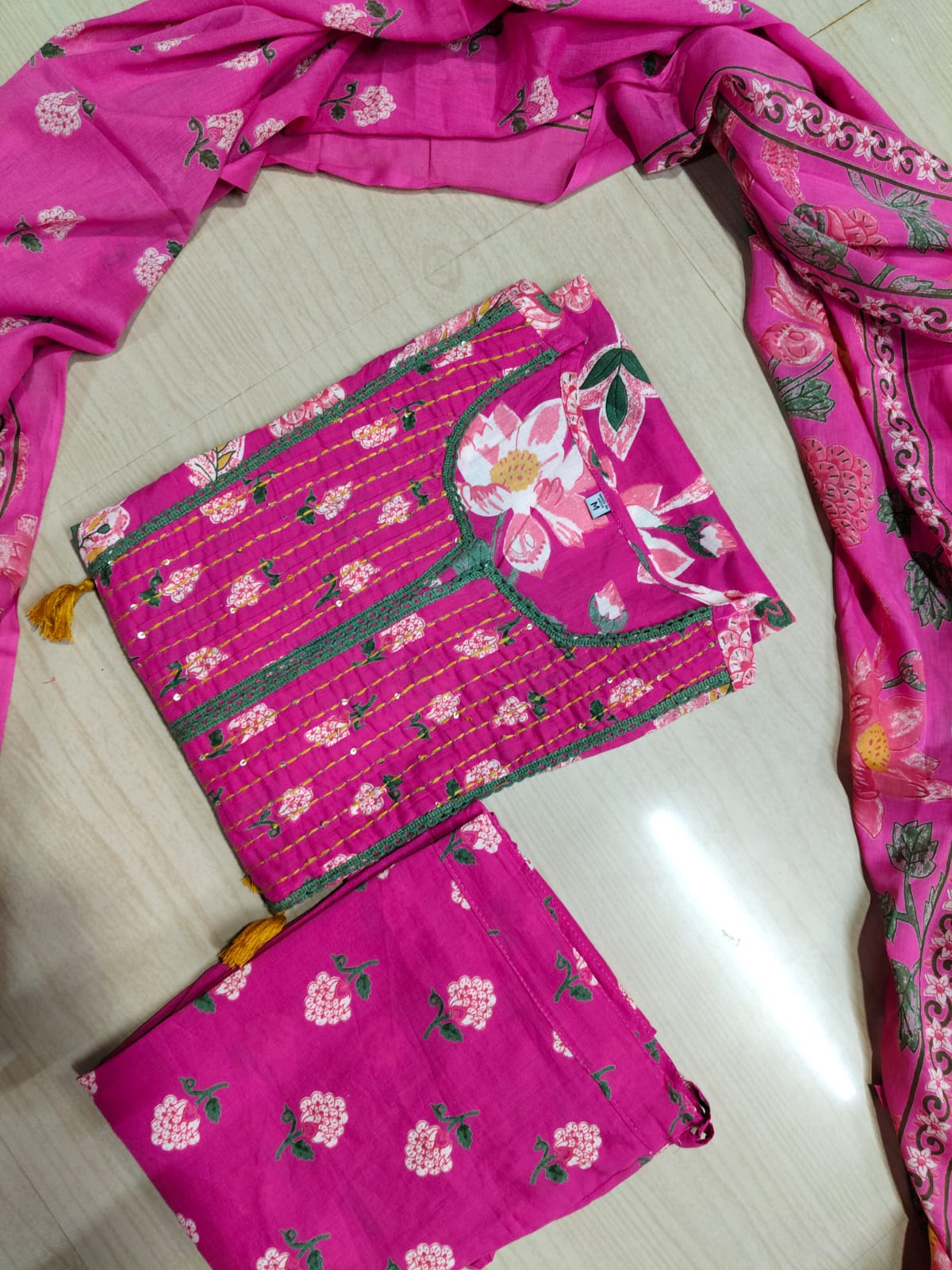 Budgeted Cotton 3 Piece Set - BC114