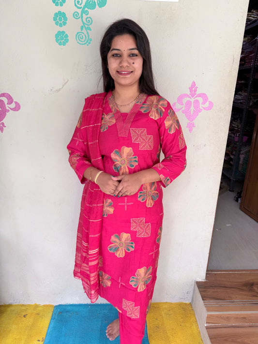 Premium Shiny Vetican Silk Kurti - SVK46