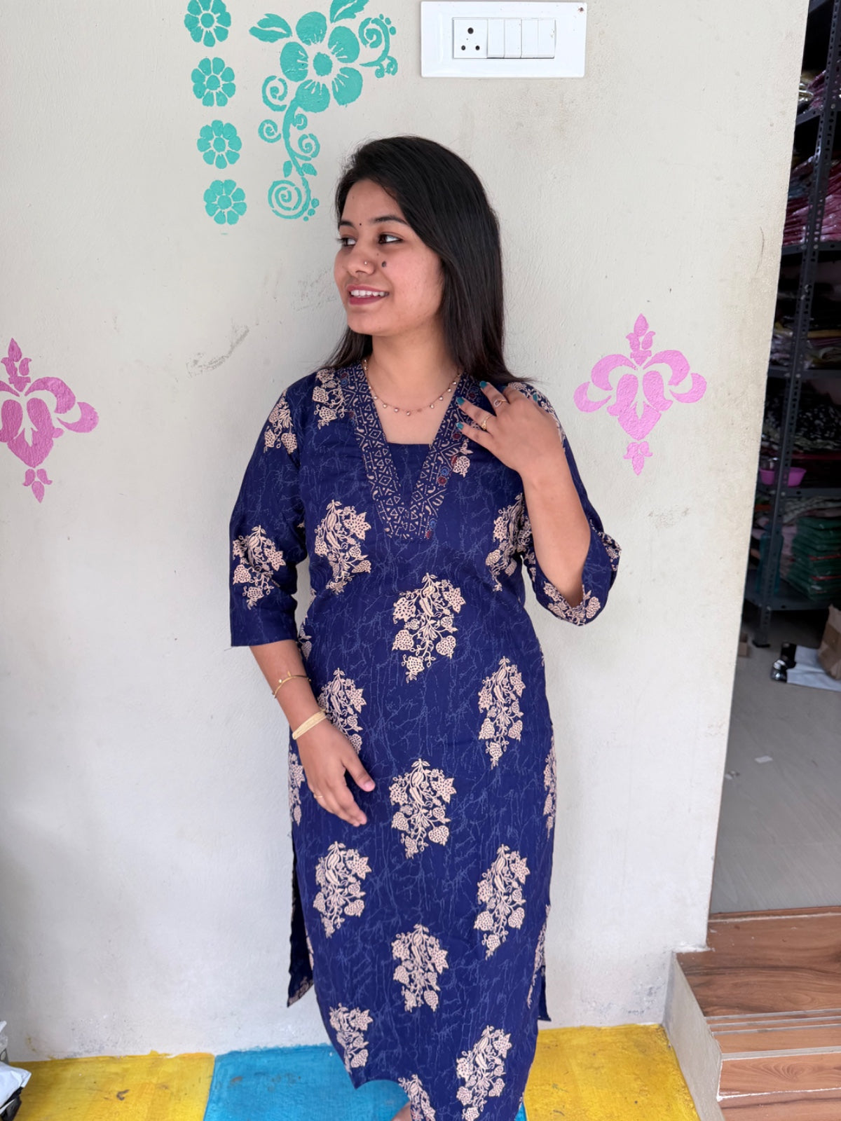 Cotton Kurti With Phant  CKP40