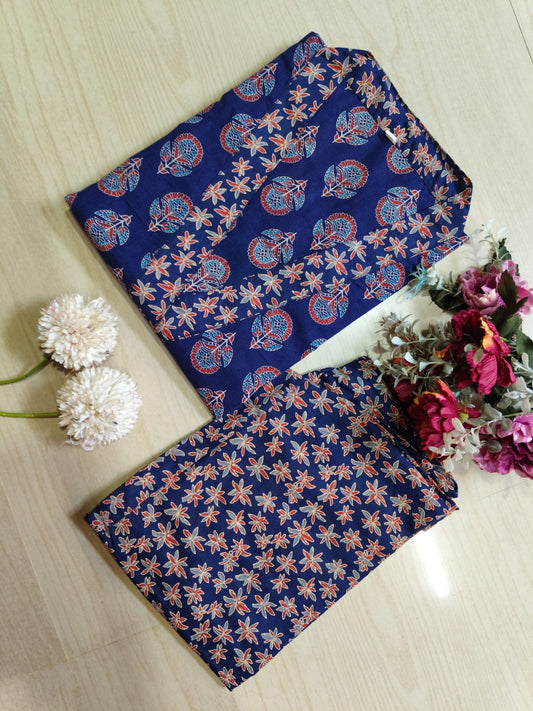 Cotton Kurti With Phant  CKP37