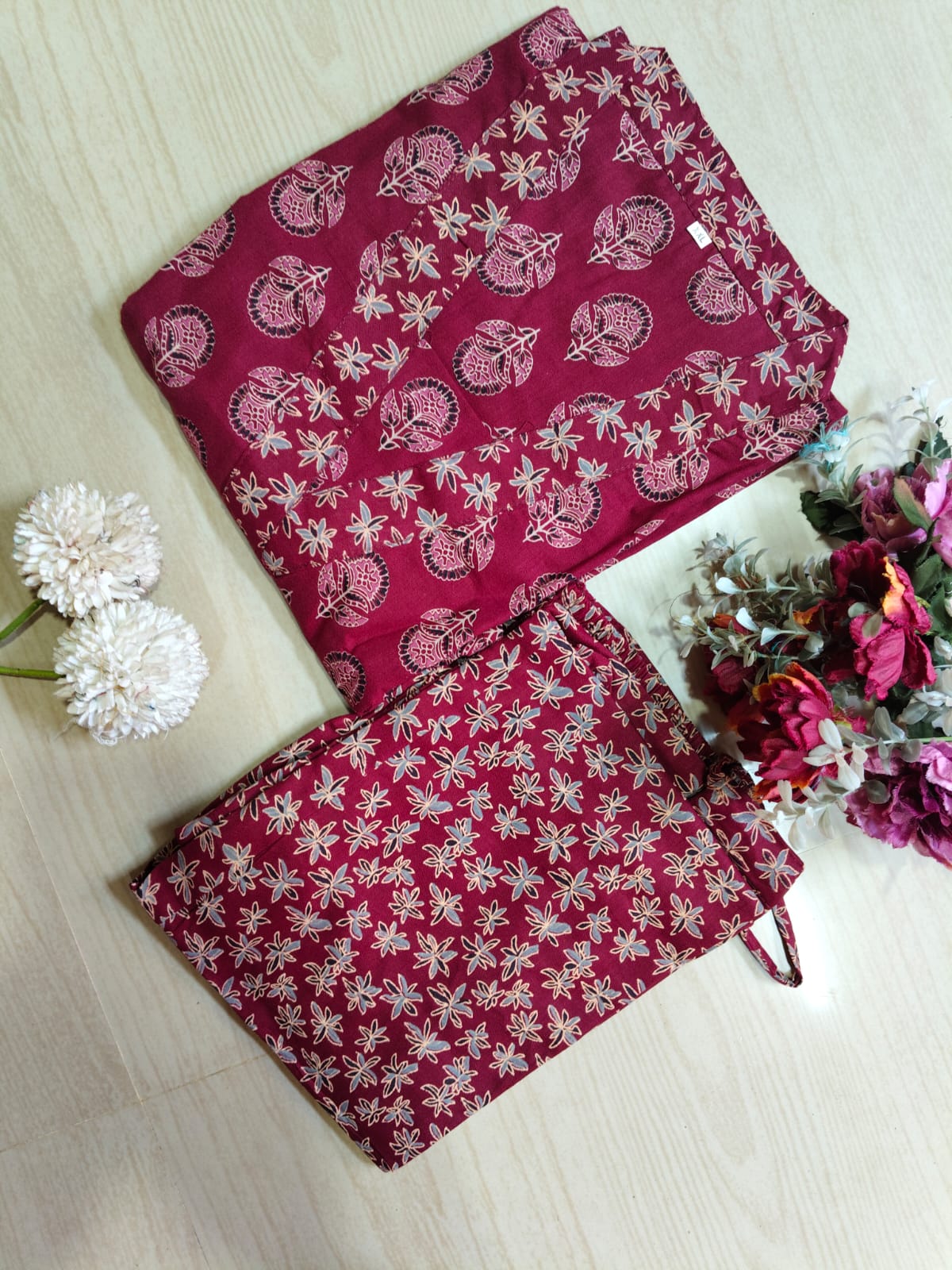 Cotton Kurti With Phant  CKP36