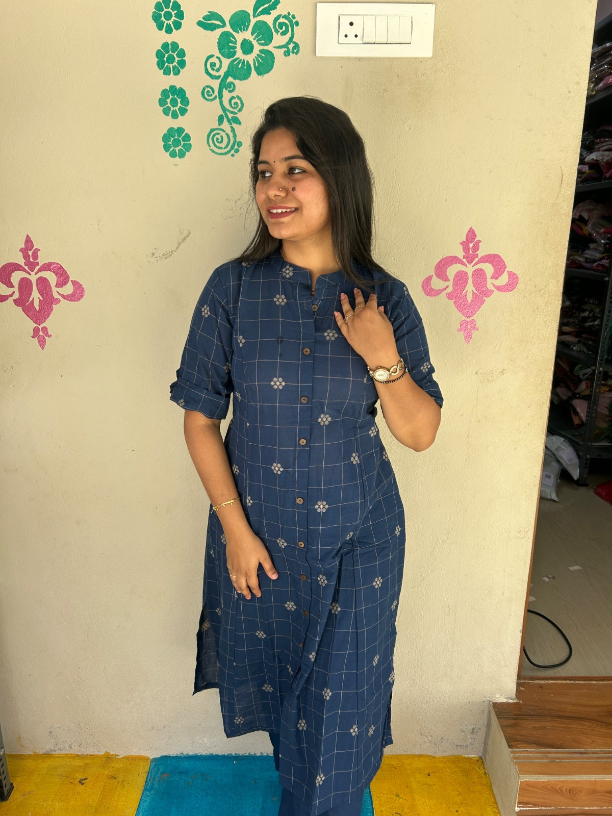 A-Line Cotton Kurti  AL346