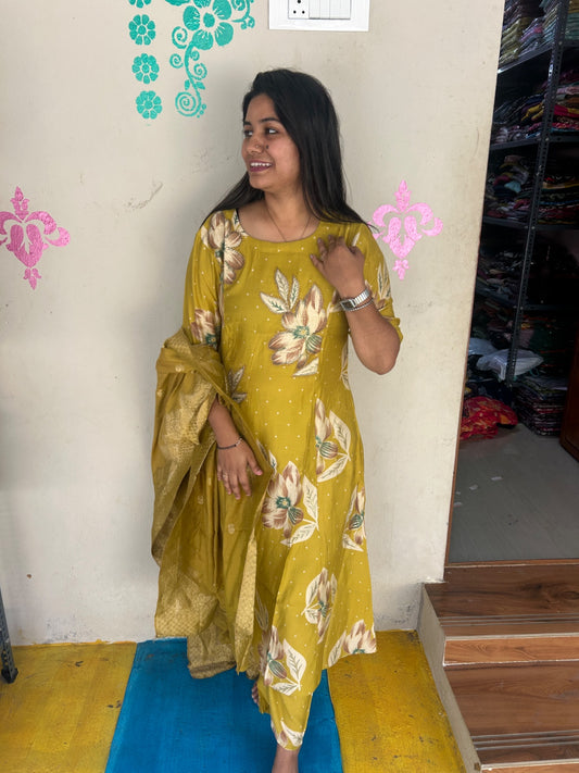 Perimum Vetican Silk Kurti - VSK68