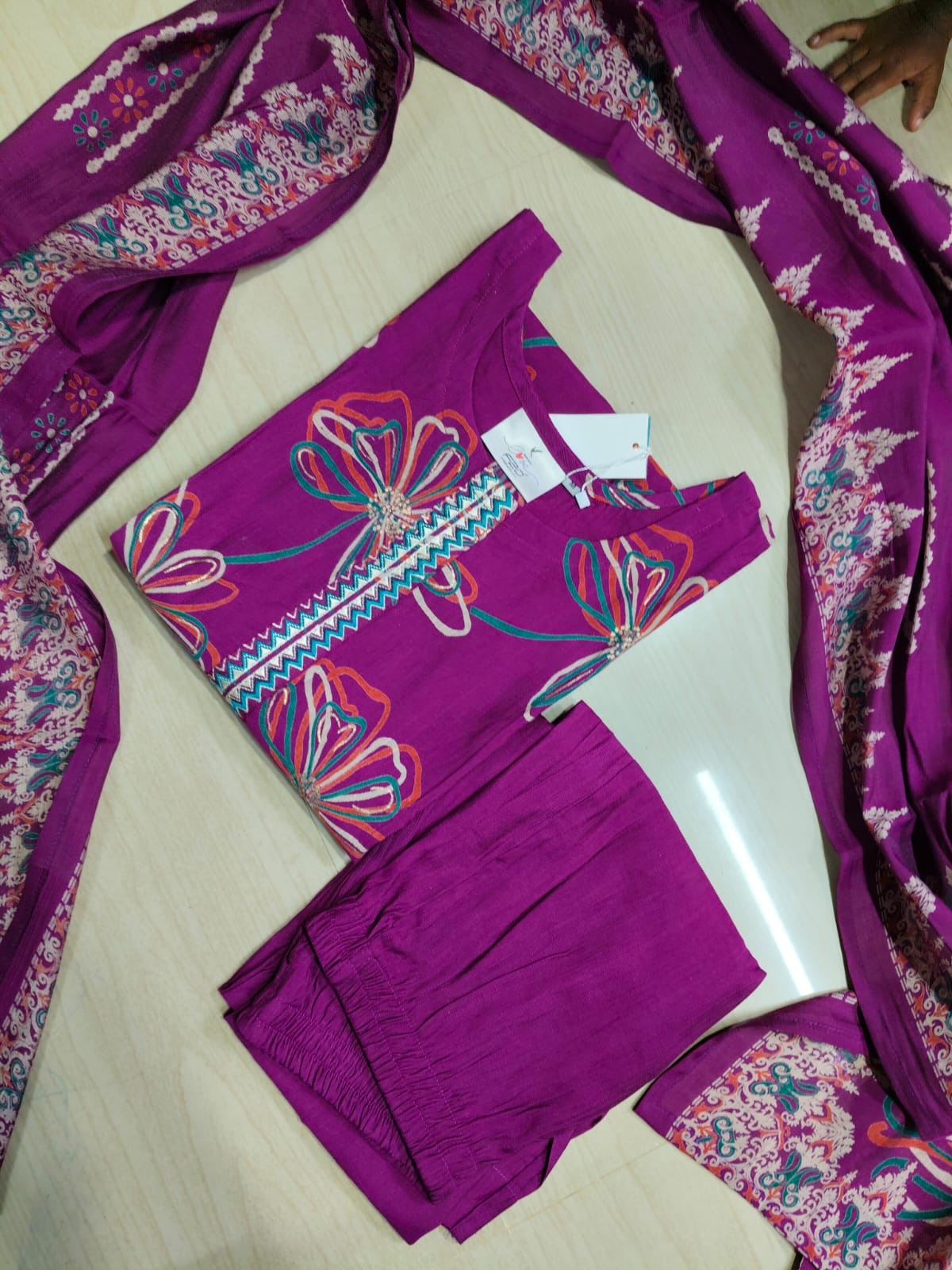 Premium Shiny Vetican Silk Kurti - SVK55