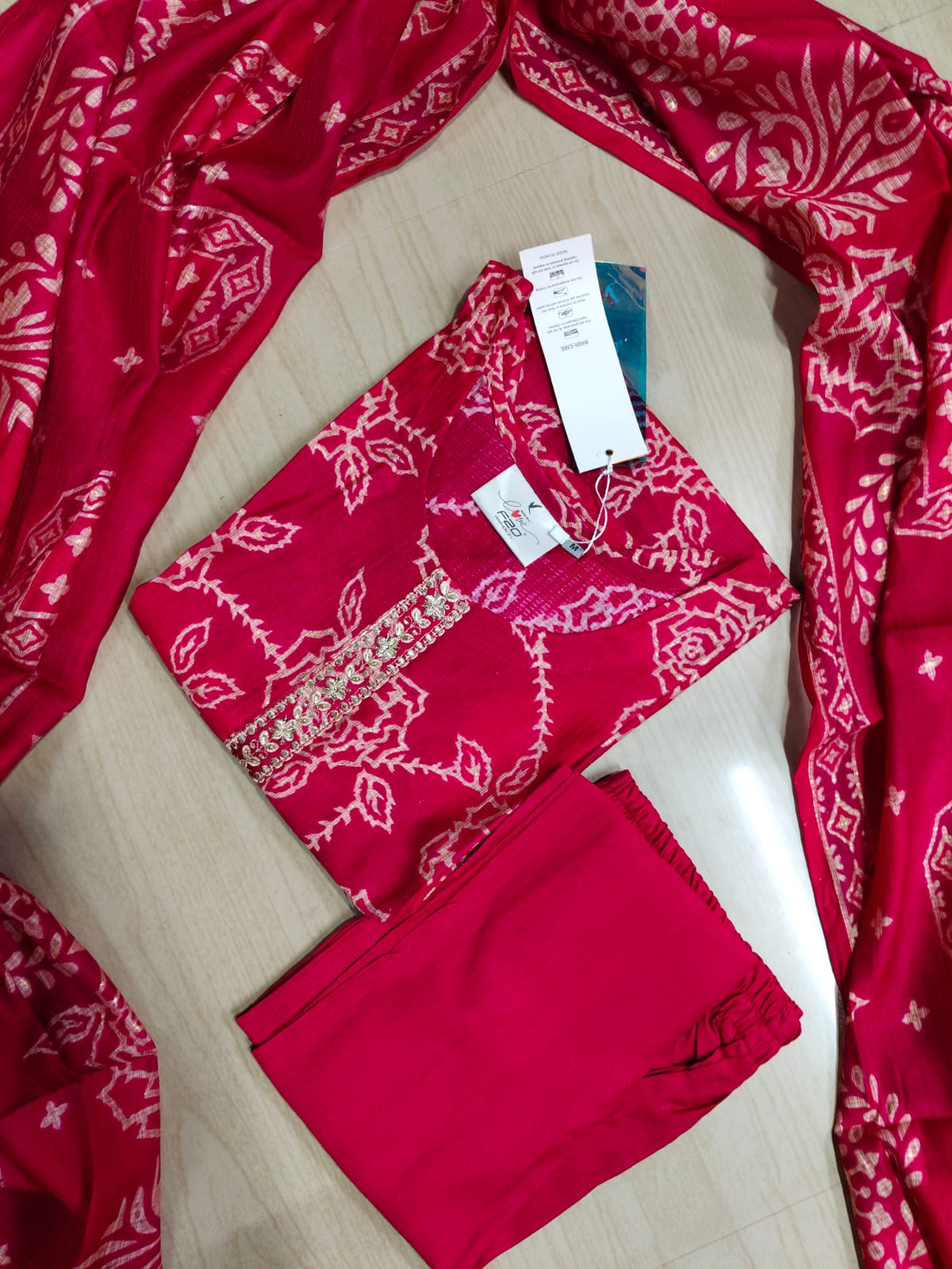 Premium Shiny Vetican Silk Kurti - SVK54