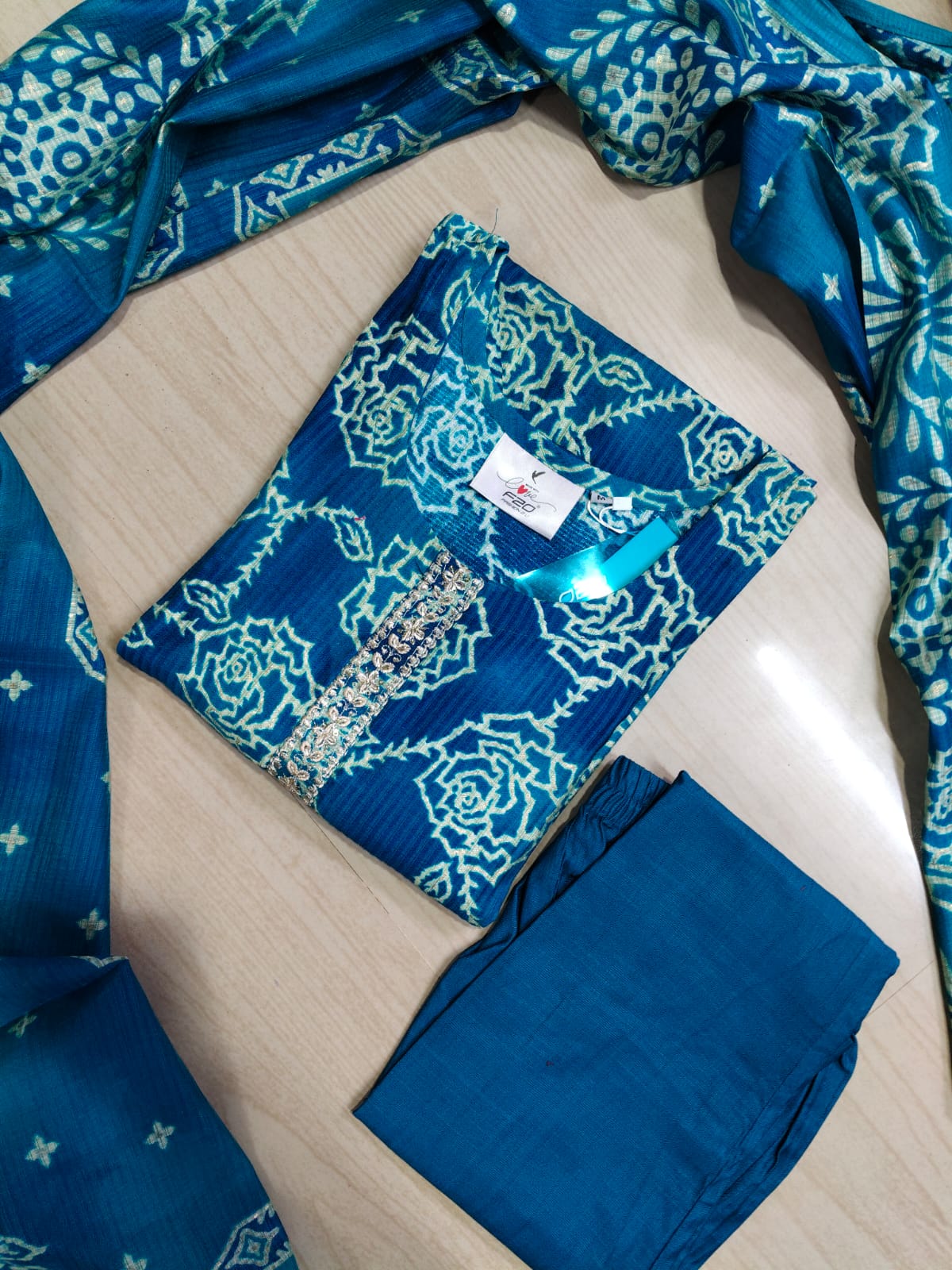 Premium Shiny Vetican Silk Kurti - SVK53