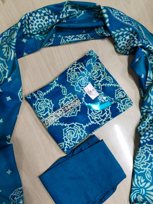 Premium Shiny Vetican Silk Kurti - SVK53