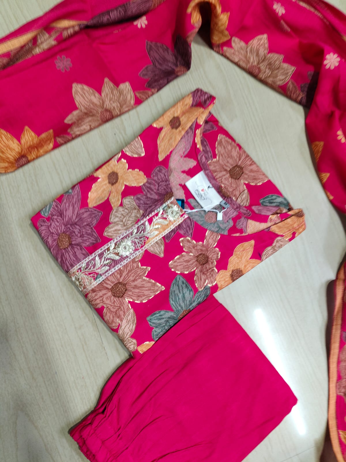 Premium Shiny Vetican Silk Kurti - SVK52