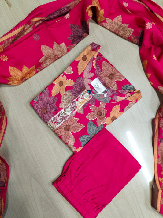 Premium Shiny Vetican Silk Kurti - SVK52