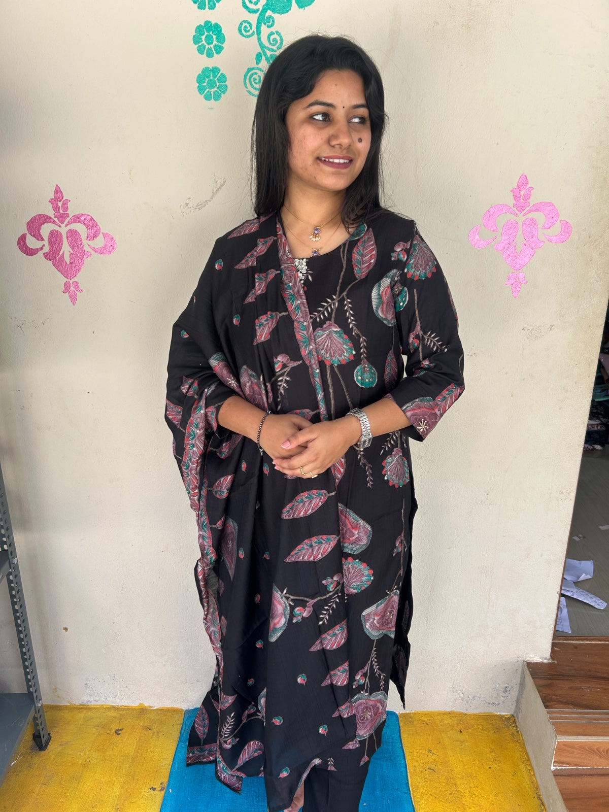 Premium Shiny Vetican Silk Kurti - SVK51