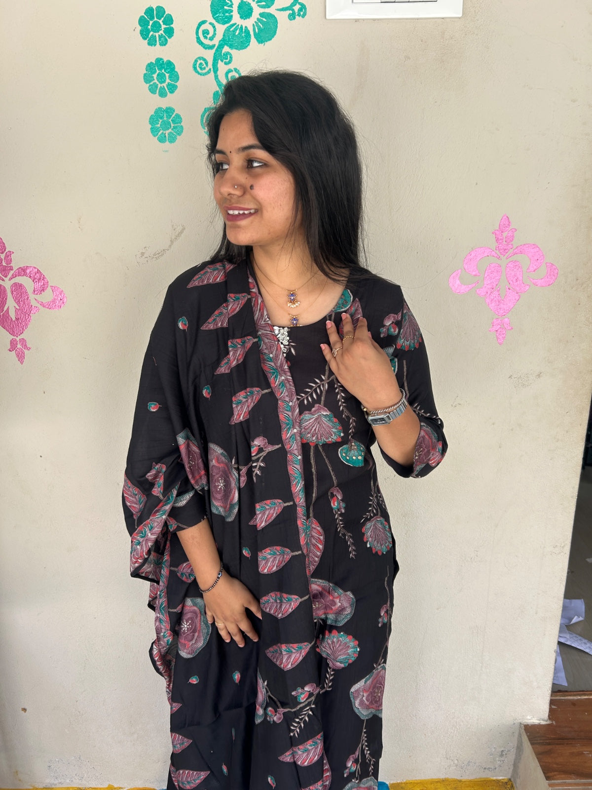 Premium Shiny Vetican Silk Kurti - SVK51