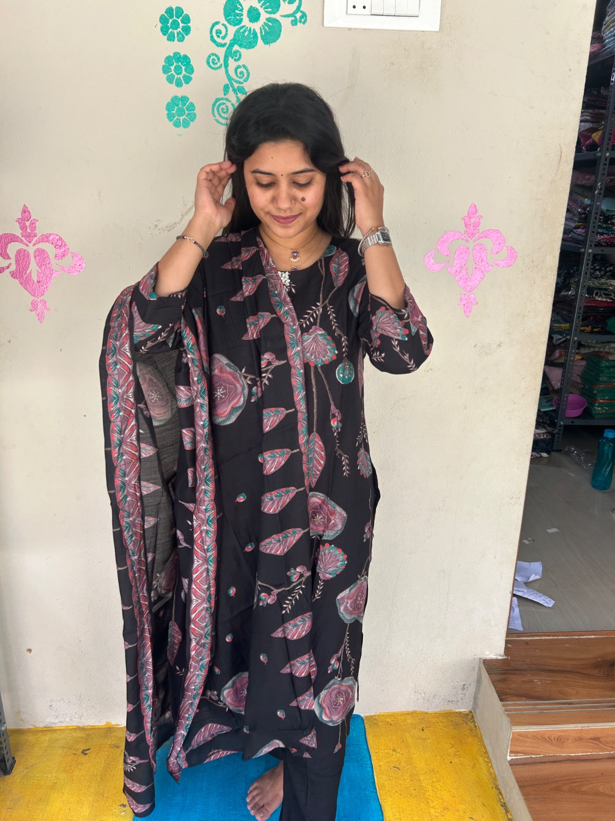 Premium Shiny Vetican Silk Kurti - SVK51