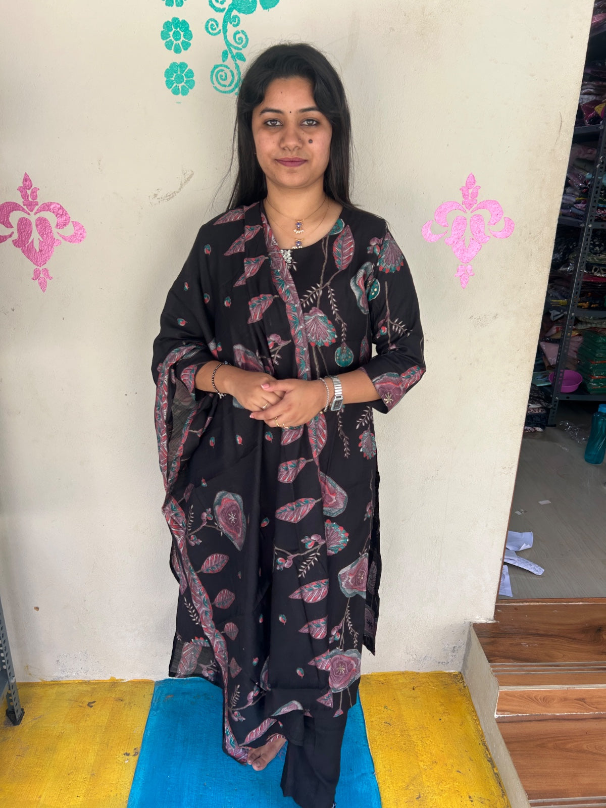 Premium Shiny Vetican Silk Kurti - SVK51