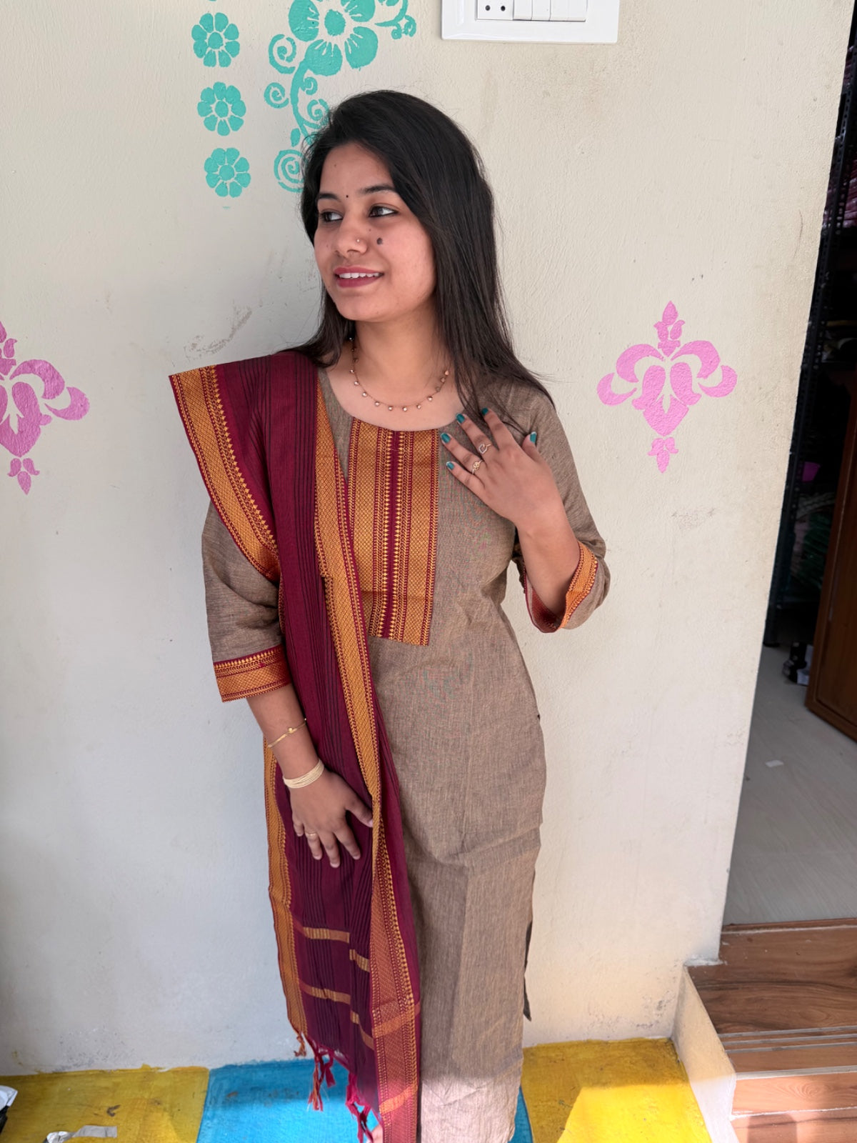 Petals Dupatta Sets - FDS144