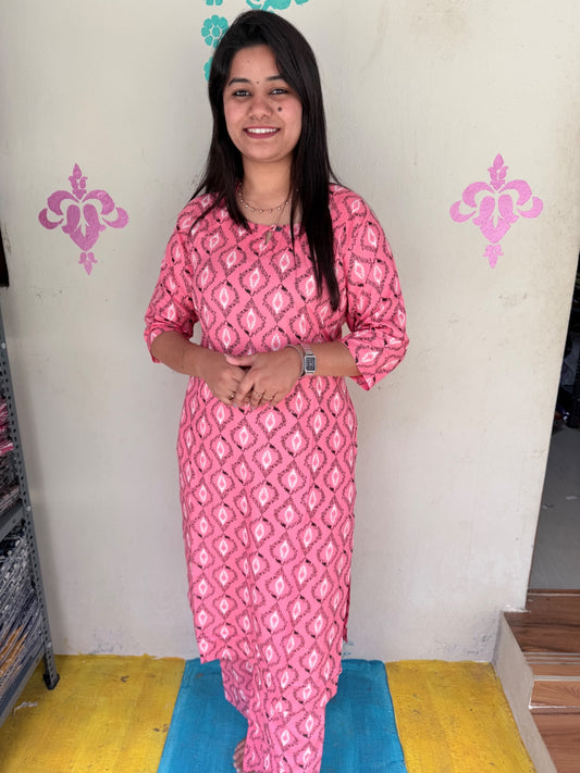 Cotton Capsule Kurti - PK209