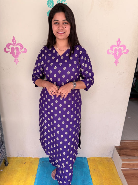 Cotton Capsule Kurti - PK208