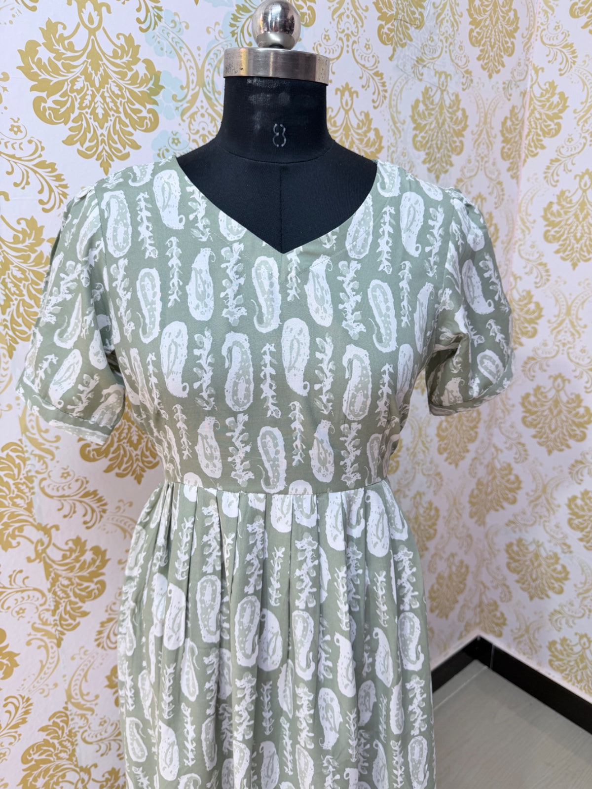 Cotton Floral Frock - CFF117