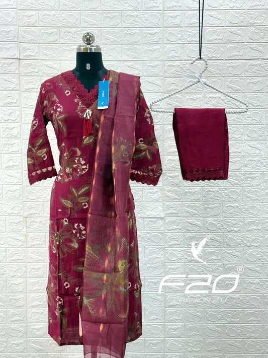 Premium Shiny Vetican Silk Kurti - SVK6