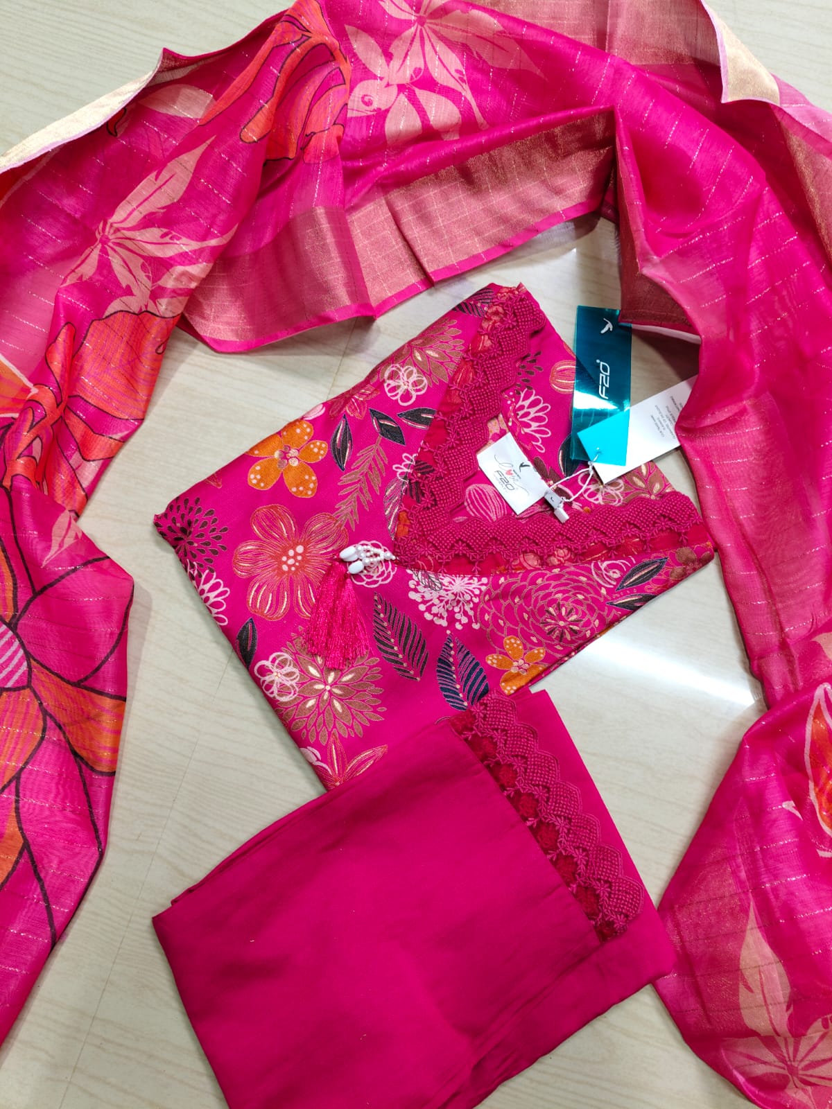 Premium Shiny Vetican Silk Kurti - SVK7
