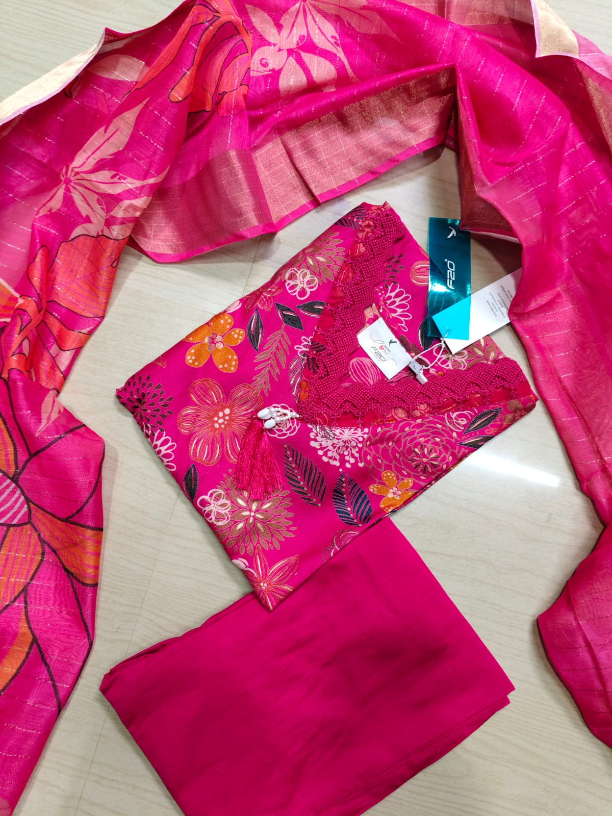 Premium Shiny Vetican Silk Kurti - SVK7