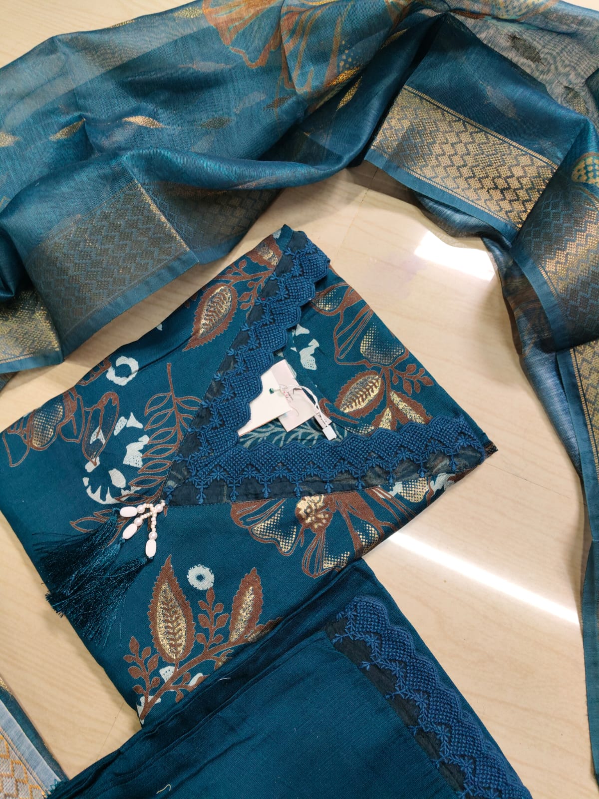 Premium Shiny Vetican Silk Kurti - SVK5