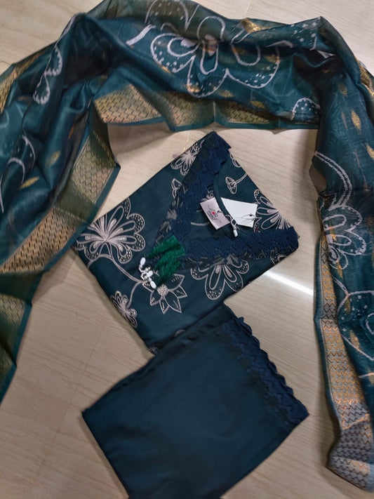 Premium Shiny Vetican Silk Kurti - SVK8