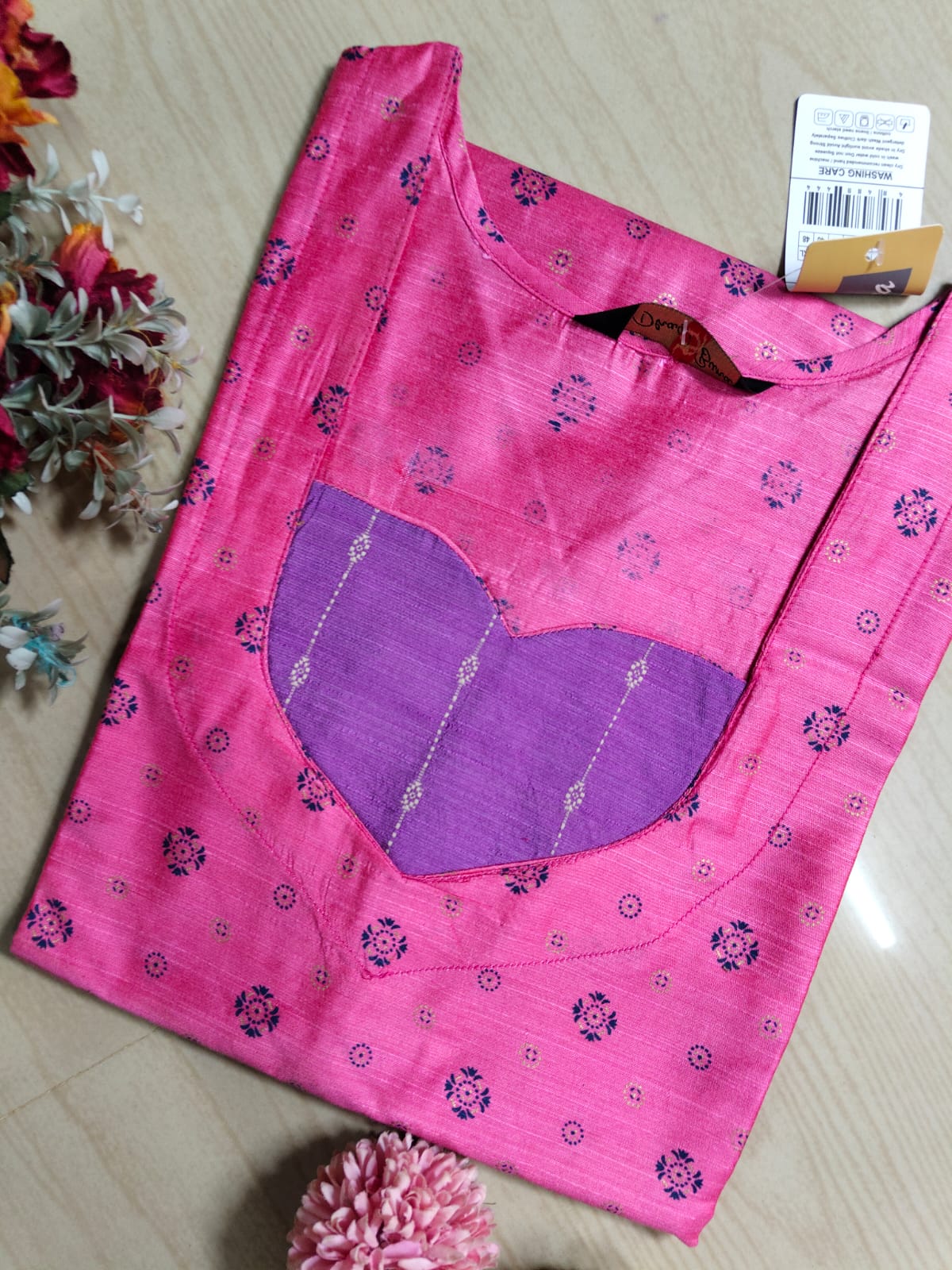 Shiny Silk Kurti SSK23