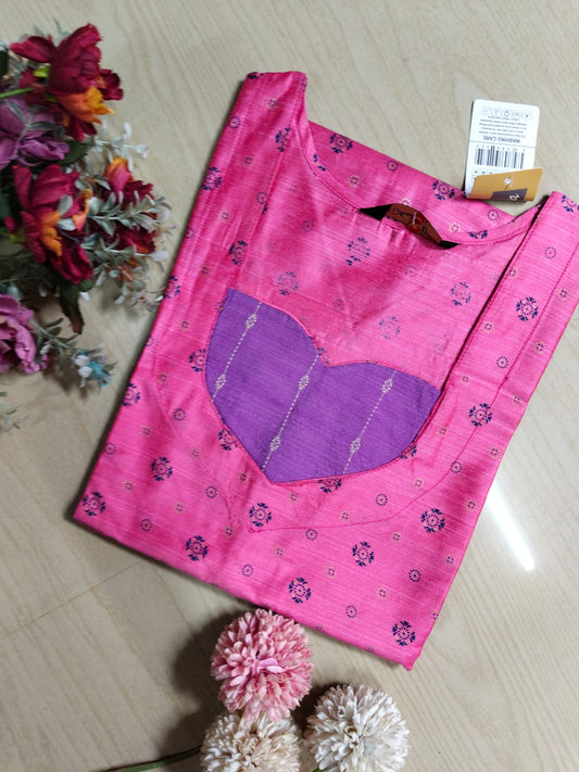 Shiny Silk Kurti SSK23