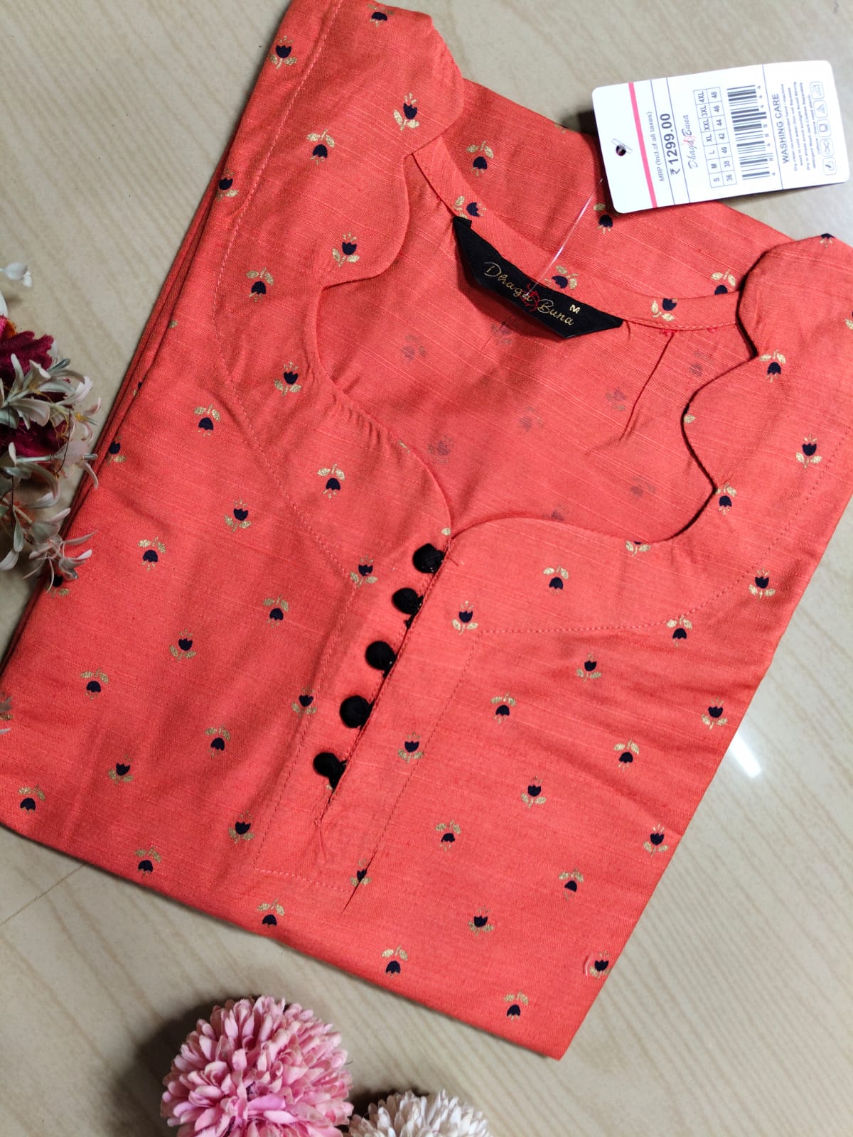 Shiny Silk Kurti SSK16