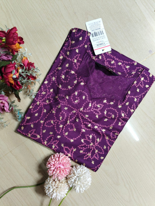 Shiny Silk Kurti SSK24