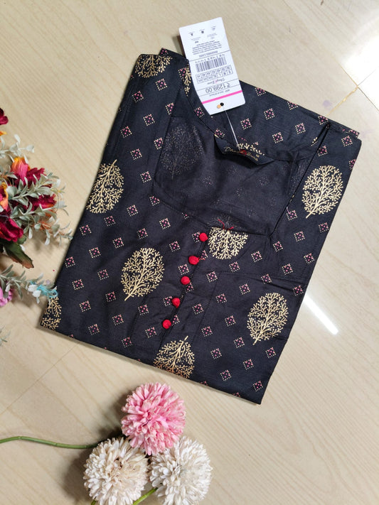 Shiny Silk Kurti SSK11