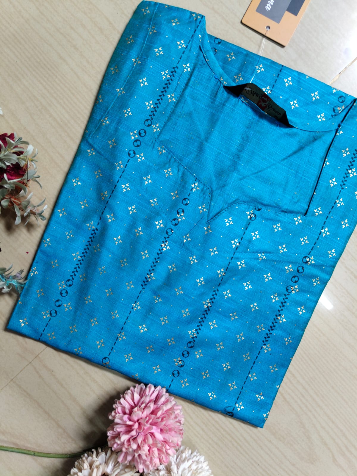 Shiny Silk Kurti SSK10