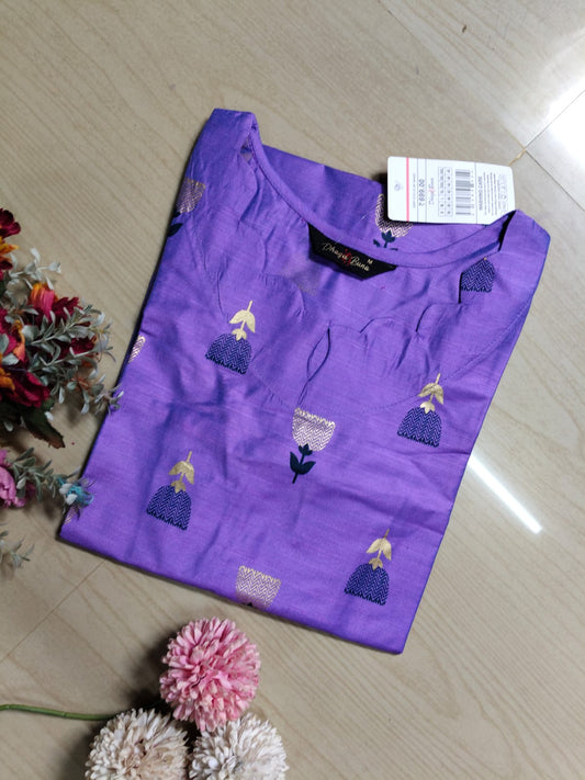 Shiny Silk Kurti SSK8