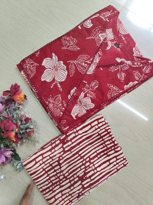 Jaipur Cotton Kurti with Pant - JCK28 (Check Our Size Chart Before Placing the Order)