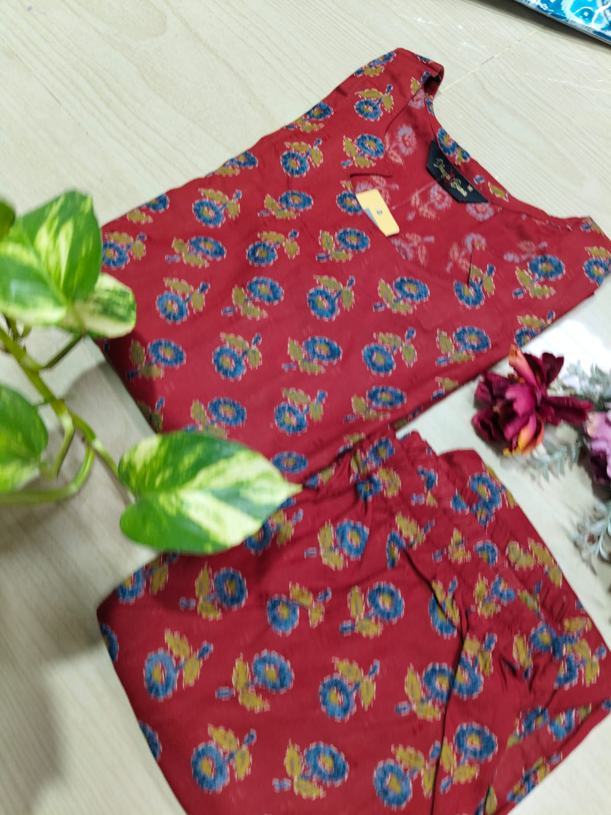 Cotton Capsule Kurti - PK235