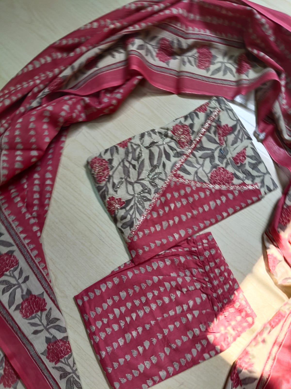 Cotton Floral Anarkali - CA01