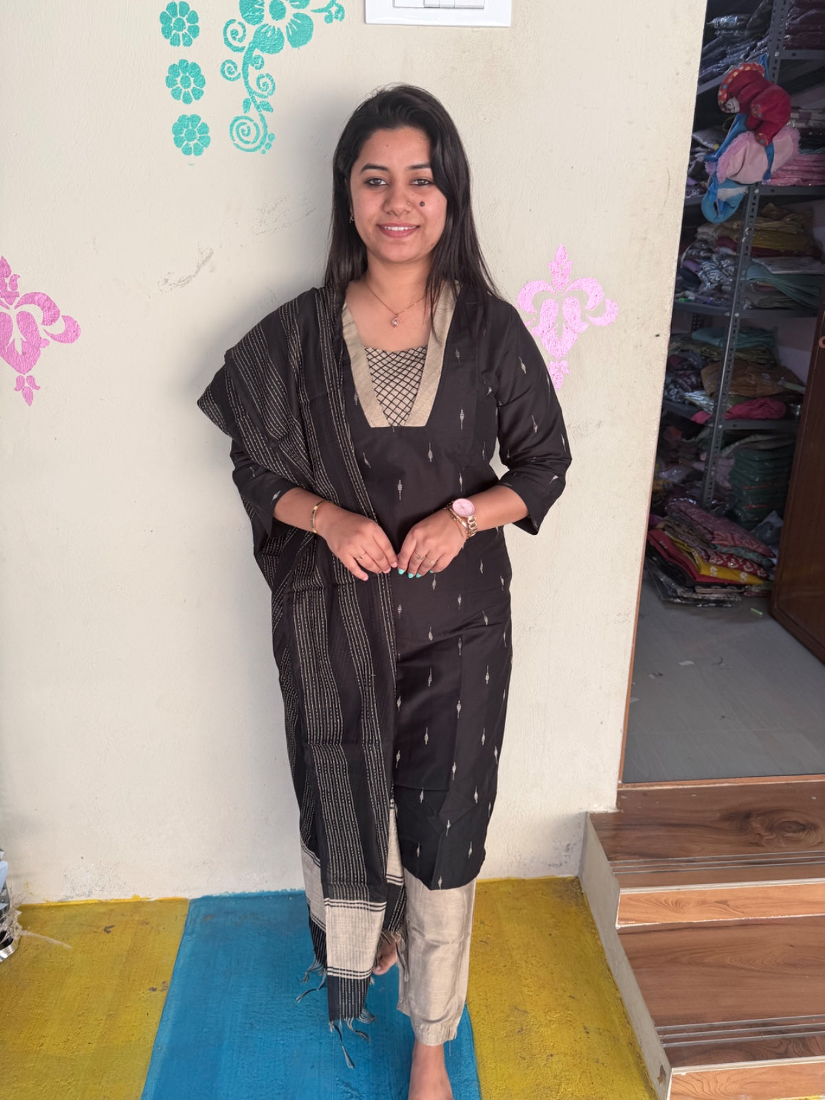 Raw Silk Kurti SET  - CSK64