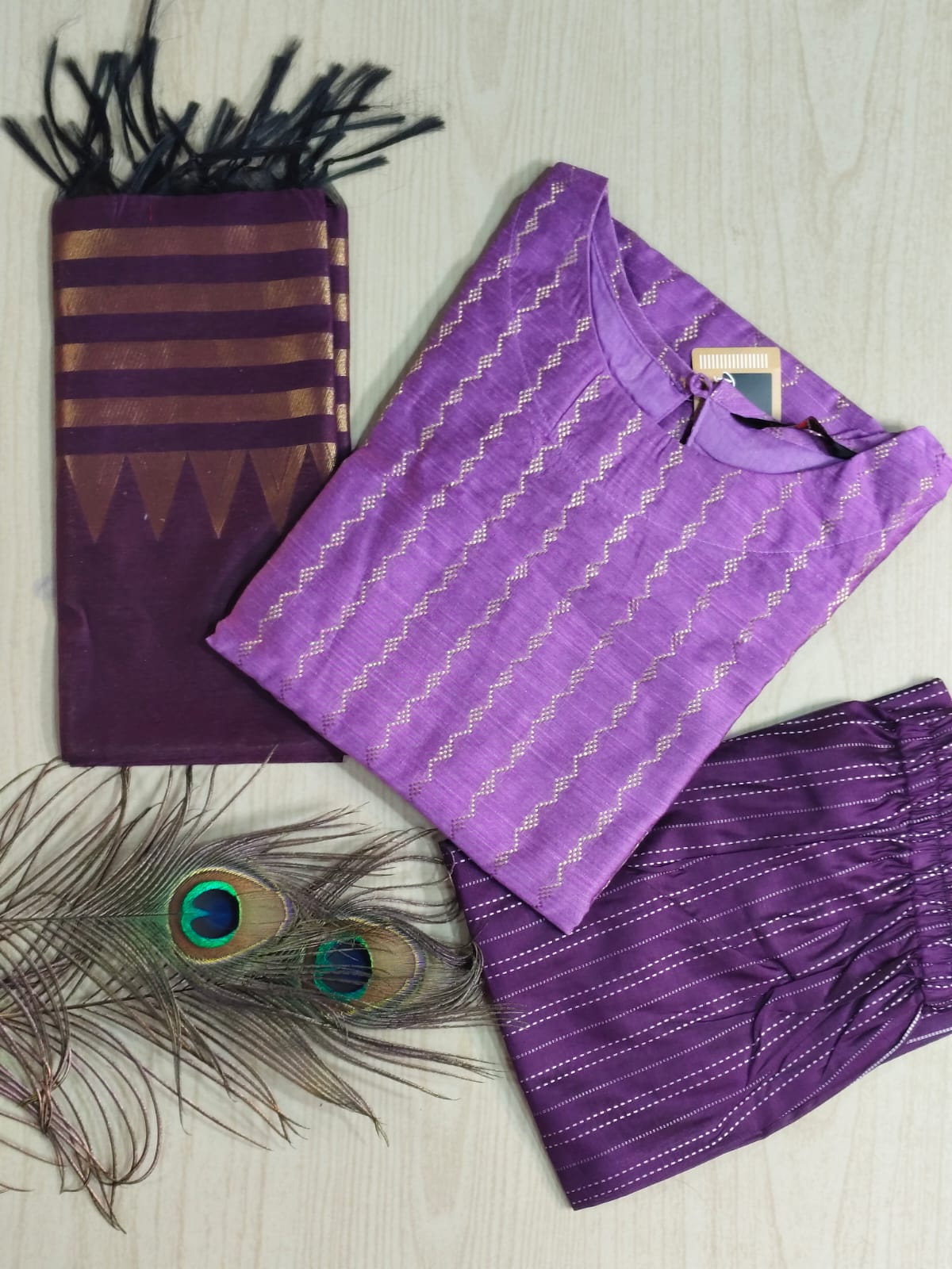 Raw Silk Kurti SET - CSK90