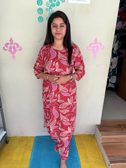 Cotton Capsule Kurti - PK254