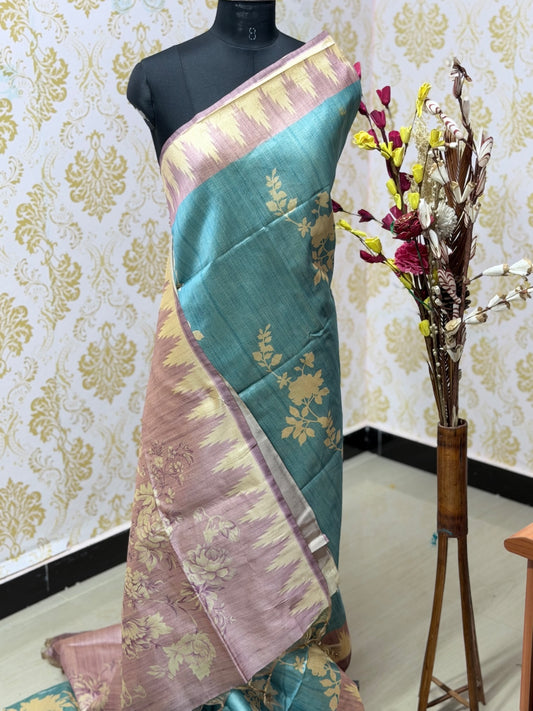 Semi tussar silk S04