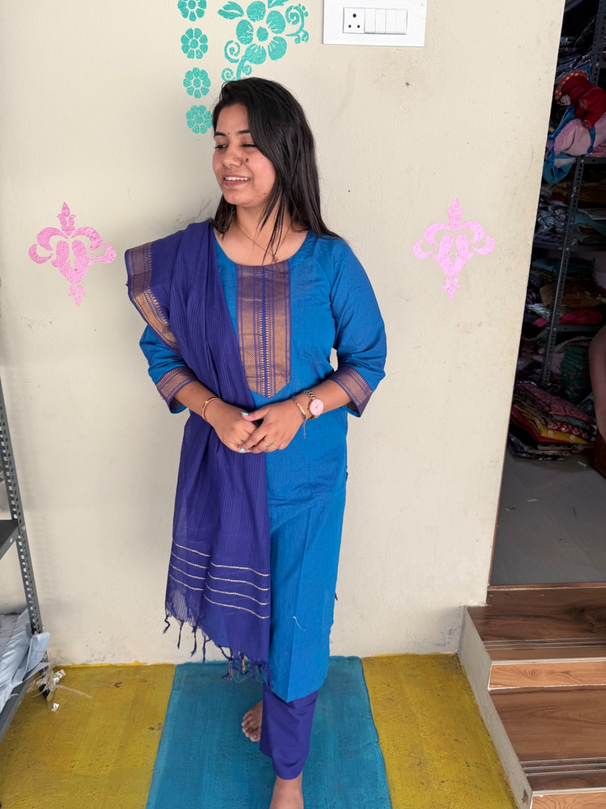 Petals Dupatta Sets  FDS174