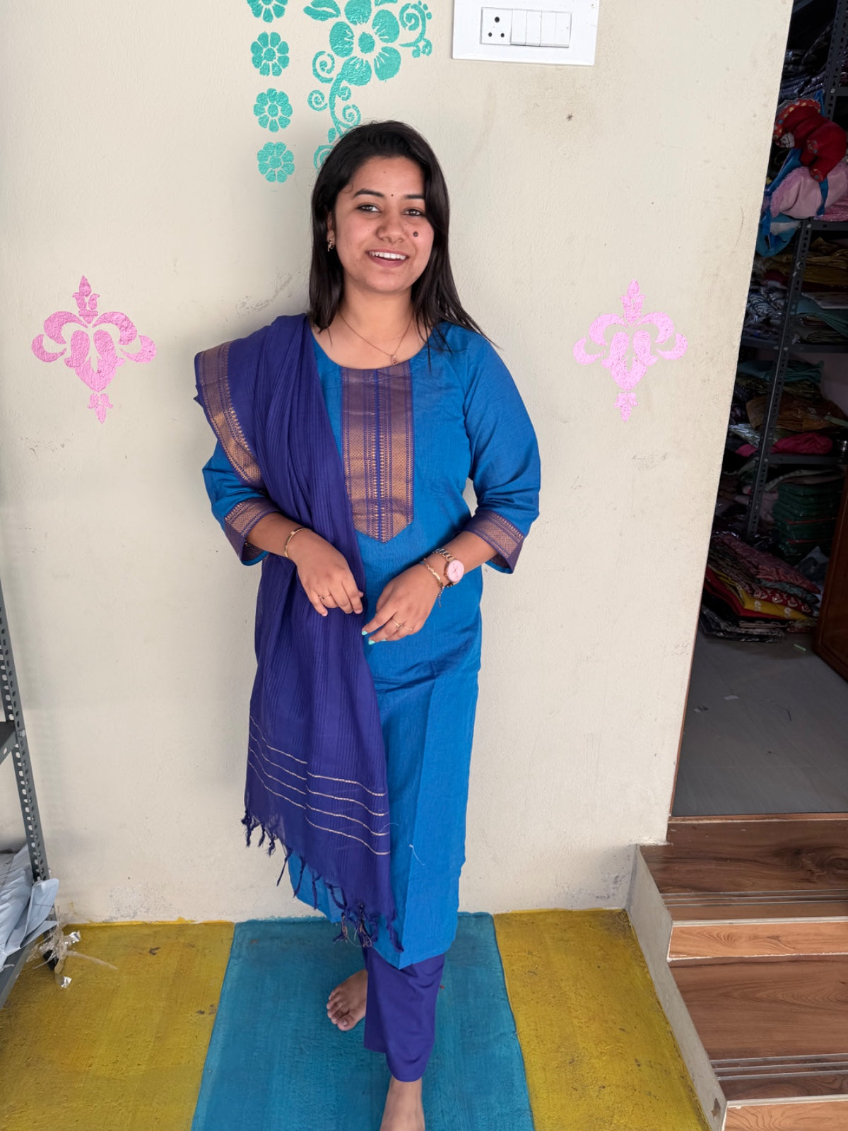 Petals Dupatta Sets  FDS174