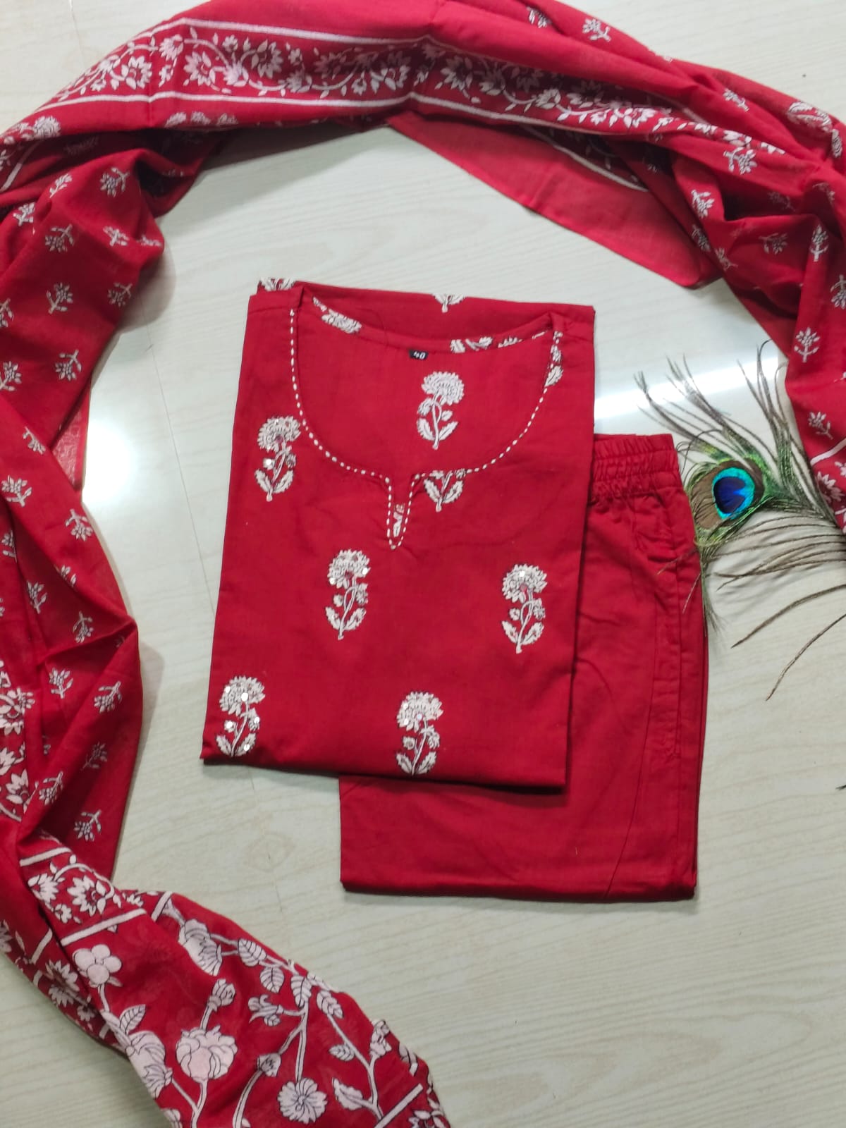 Budgeted Cotton 3 Piece Set - BC07