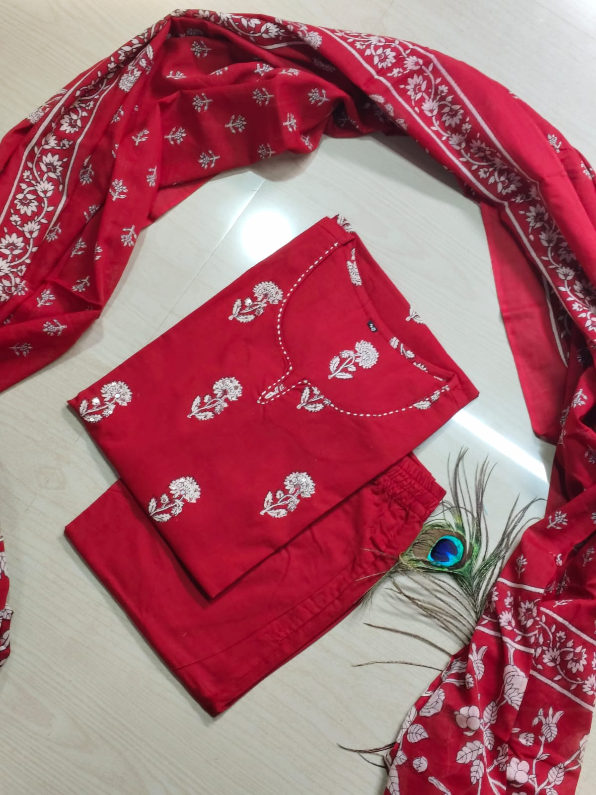 Budgeted Cotton 3 Piece Set - BC07