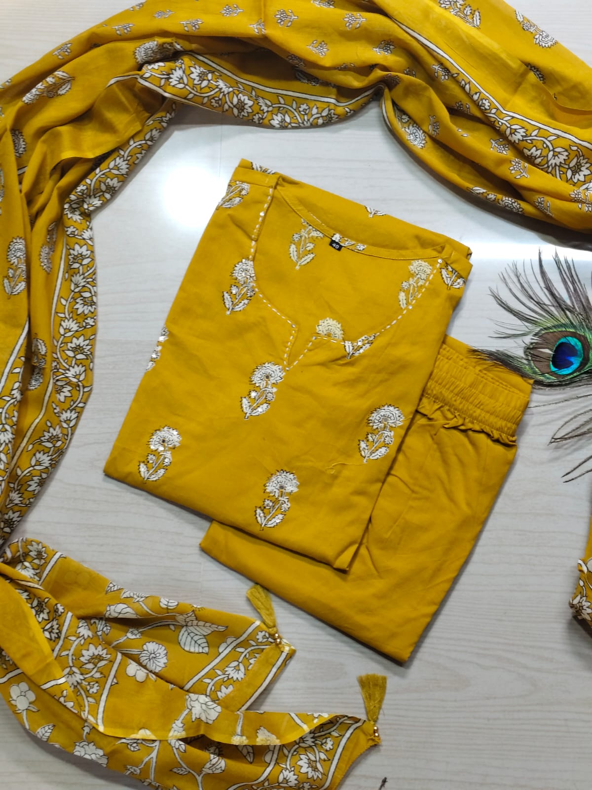 Budgeted Cotton 3 Piece Set - BC113