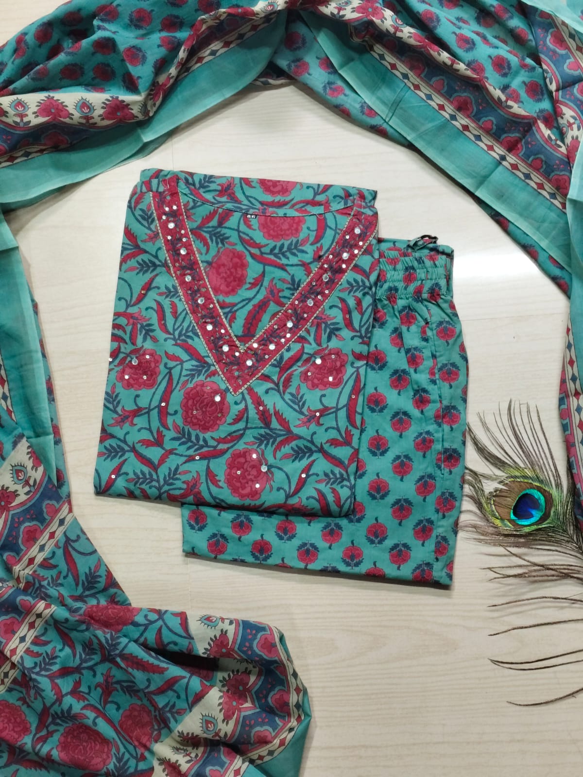 Budgeted Cotton 3 Piece Set - BC121