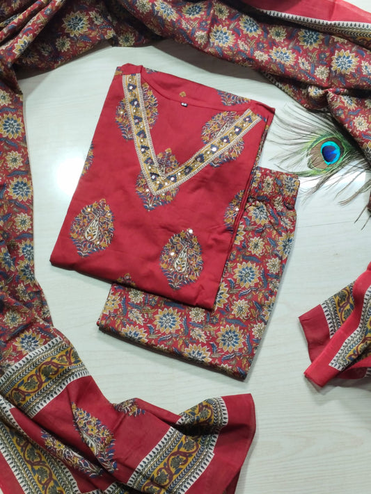 Budgeted Cotton 3 Piece Set - BC122