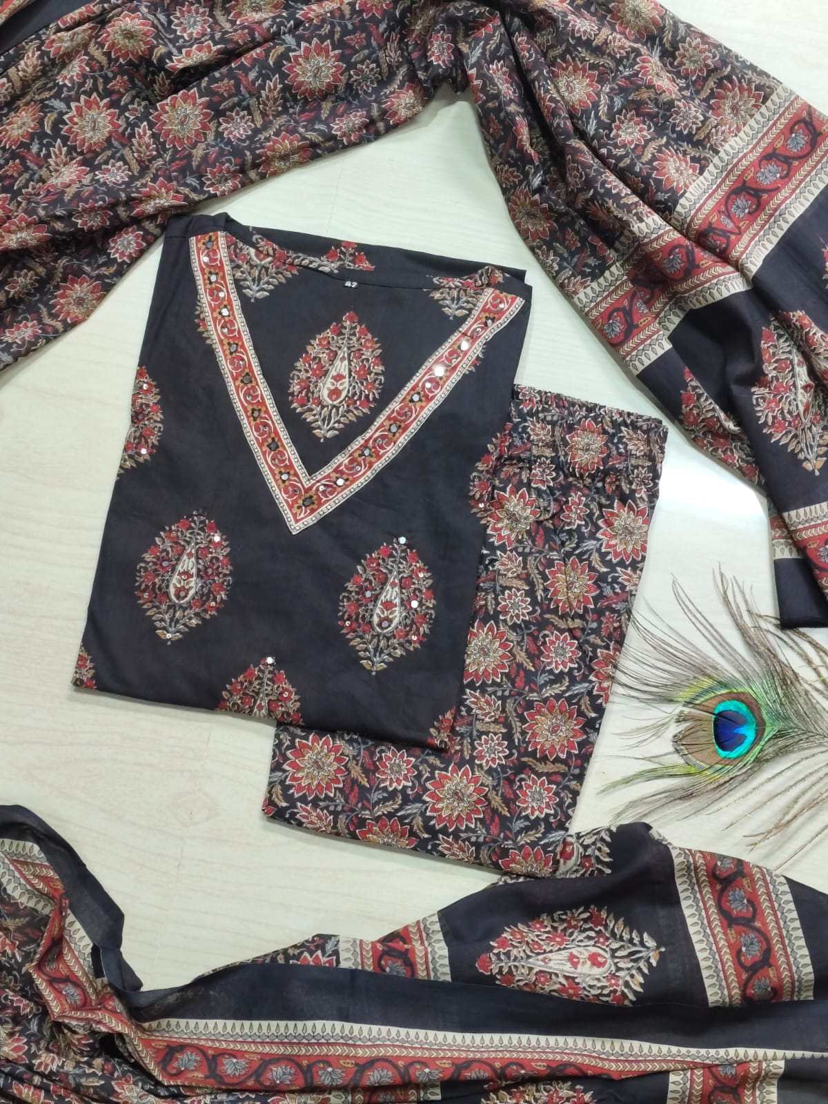 Budgeted Cotton 3 Piece Set - BC123